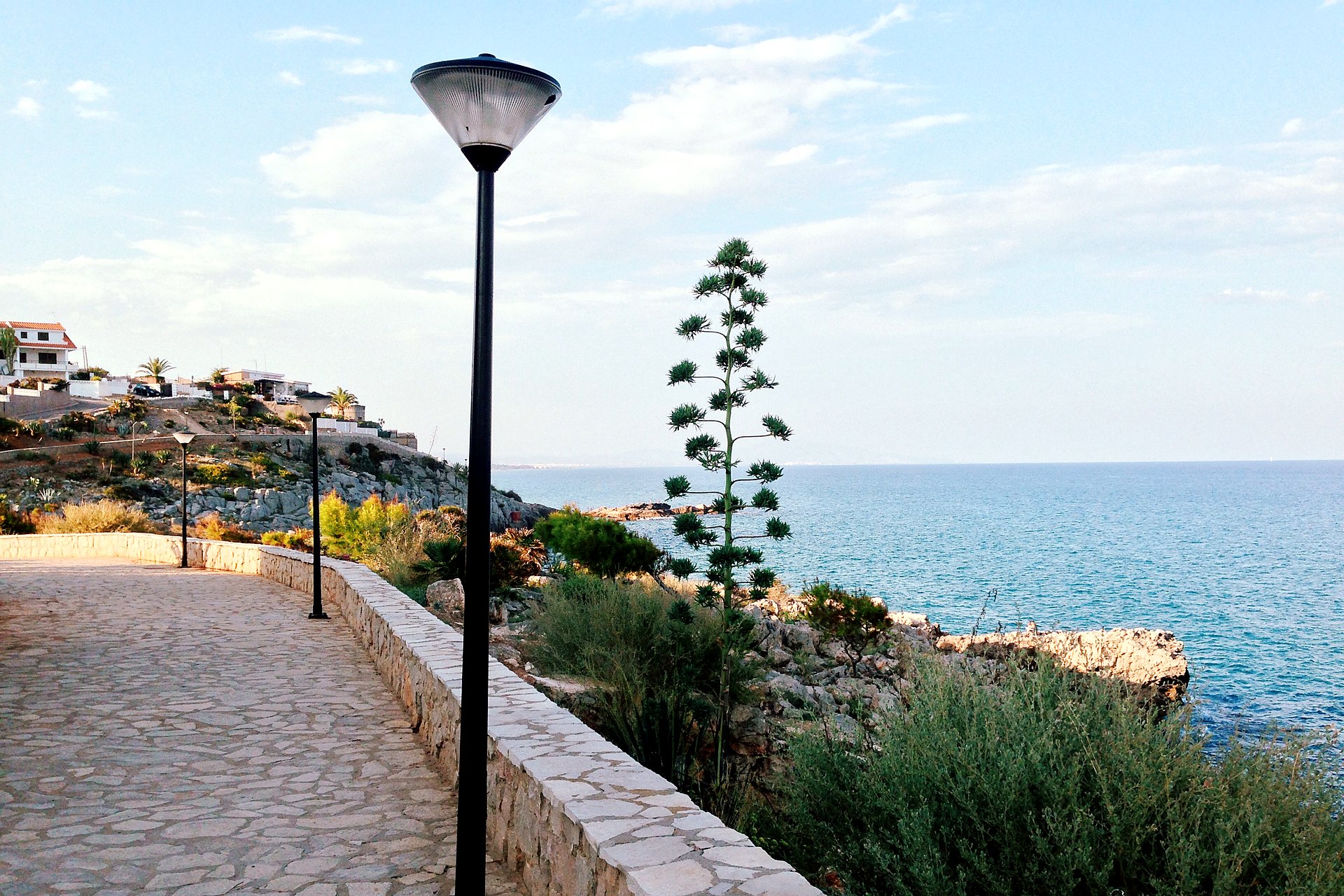 Promenade en bord de mer à Oropesa del Mar